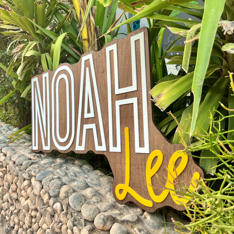 Wooden Bubble Signs