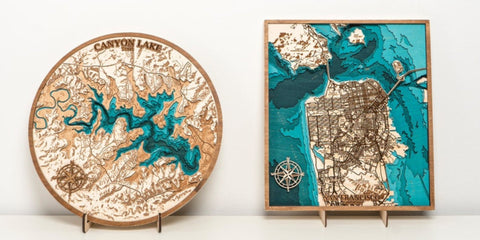 Wooden Maps