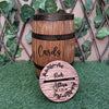 Wood Barrel Card Boxes for Wedding Receptions