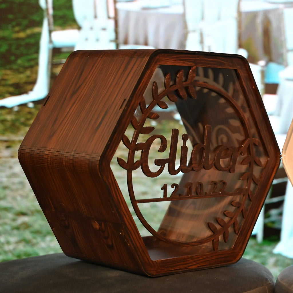 Wedding Wooden Card Box