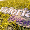 Large Wood Name Sign