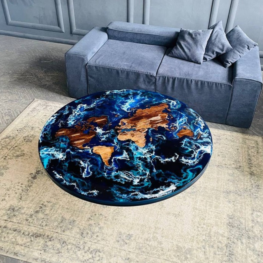 Ocean River Resin Epoxy Table