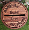 Wood Barrel Card Boxes for Wedding Receptions