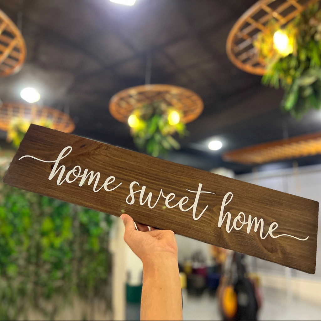 Home Sweet Home Wooden Sign